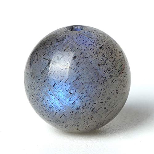 100pcs Natural Stone Beads 8mm Grey Moonstone Round Loose Gemstone Energy Healing Beads Hole Size 1mm DIY Smooth Beads for Bracelet Necklace Earrings Jewelry Making-image-46