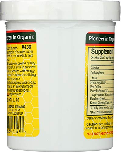 Ys Royal Jelly/Honey Bee - Royal Jelly In Honey Ult Strength, 11.5 Oz Gel #TOP1