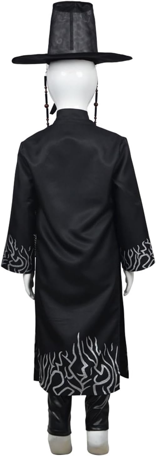 Anime Cosplay Costume Coat Black Suit Outfits Shirt Pant Belt Hat Halloween Carnival