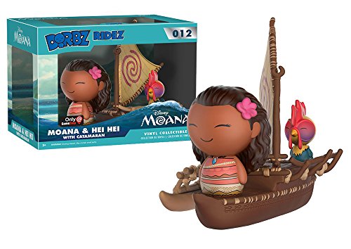 Funko - Estatueta Disney Moana - Catamarã Vaiana & Hei Hei Dorbz Ridez 18 cm - 0889698117982