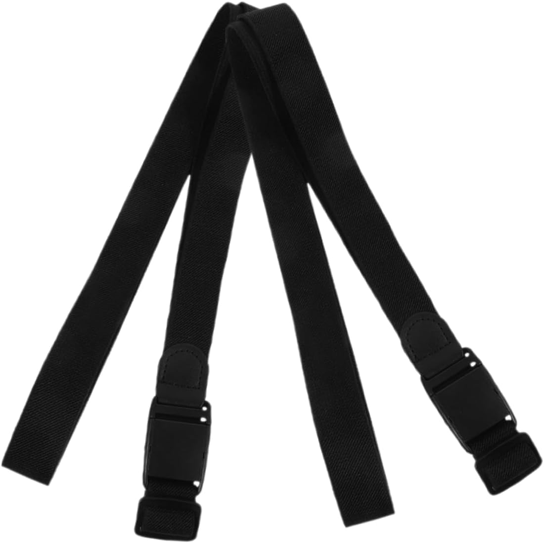BESTYASH 2pcs Men Women Elastic Shirt Stays Collar Stays for Dress Shirt Police Adjustable Garters Belt Women for