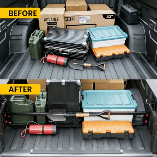 autozen Truck Bed Divider Compatible with Ford F150 2015-2026 Pickup Truck Bed Organizer Cargo Manager Molle Panel Replacement for 2024-2026 Ford F150 Accessories by autozen - Used condition - Image 4