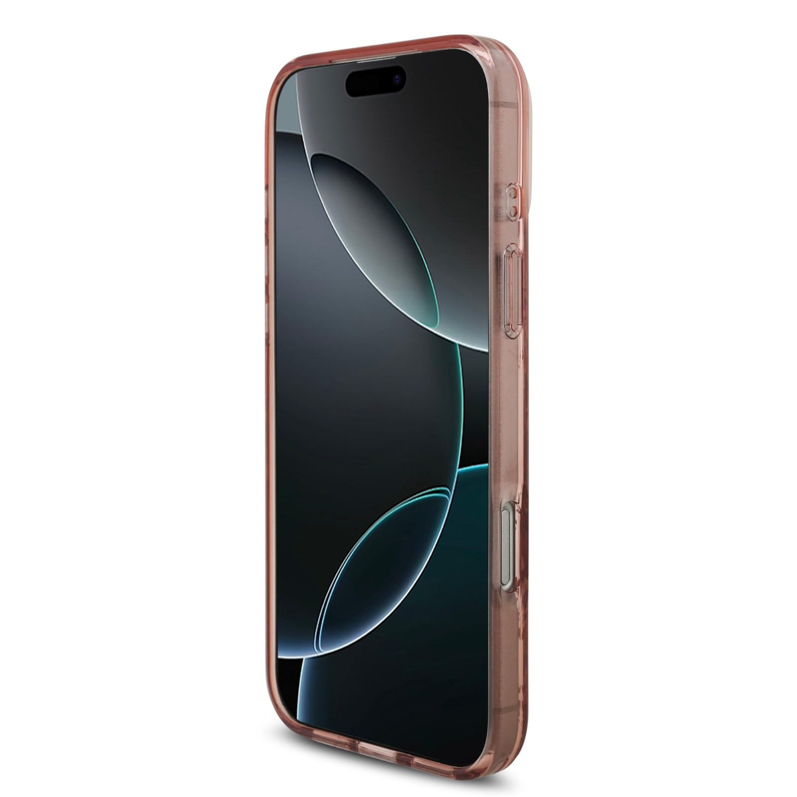CG MOBILE Guess IML - Bracciale compatibile con custodia MagSafe per iPhone 17 Pro Max (rosa)