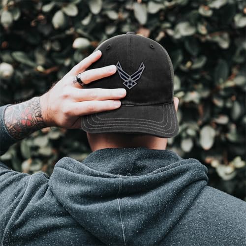 Image of Custom Richardson Trucker Cap Air Force Emblem air Force Hats for Men | Embroidered Men & Women Cotton custom richardson hat air force hats for men