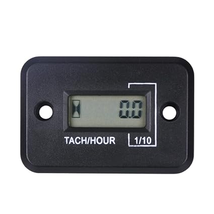Amazon.com: Digital RPM Meter Tach Hour Meter Tachometer Used for Small ...