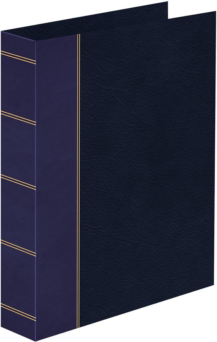 Arrowfile A4 Ultima Designer 4-Ring Binder Album | Premium Eco-Friendly Storage Folder (Navy/Blue)