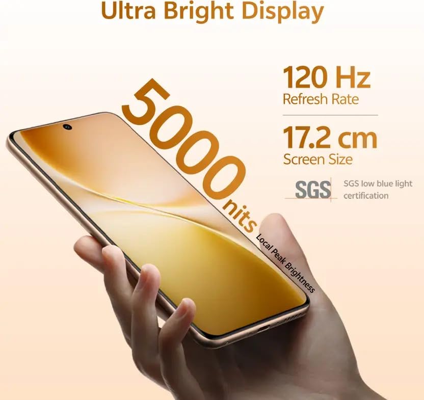 Image of Vivo V60 5G (Auspicious Gold, 12GB RAM, 256GB Storage)