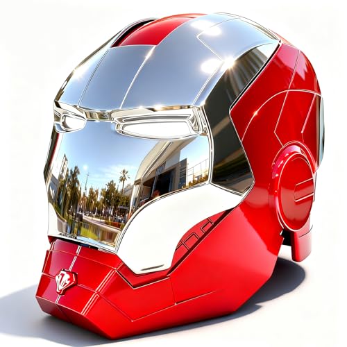 Wearable Hero-Style Helmet with Glowing Eyes – Cosplay Mask for Kids and Teens