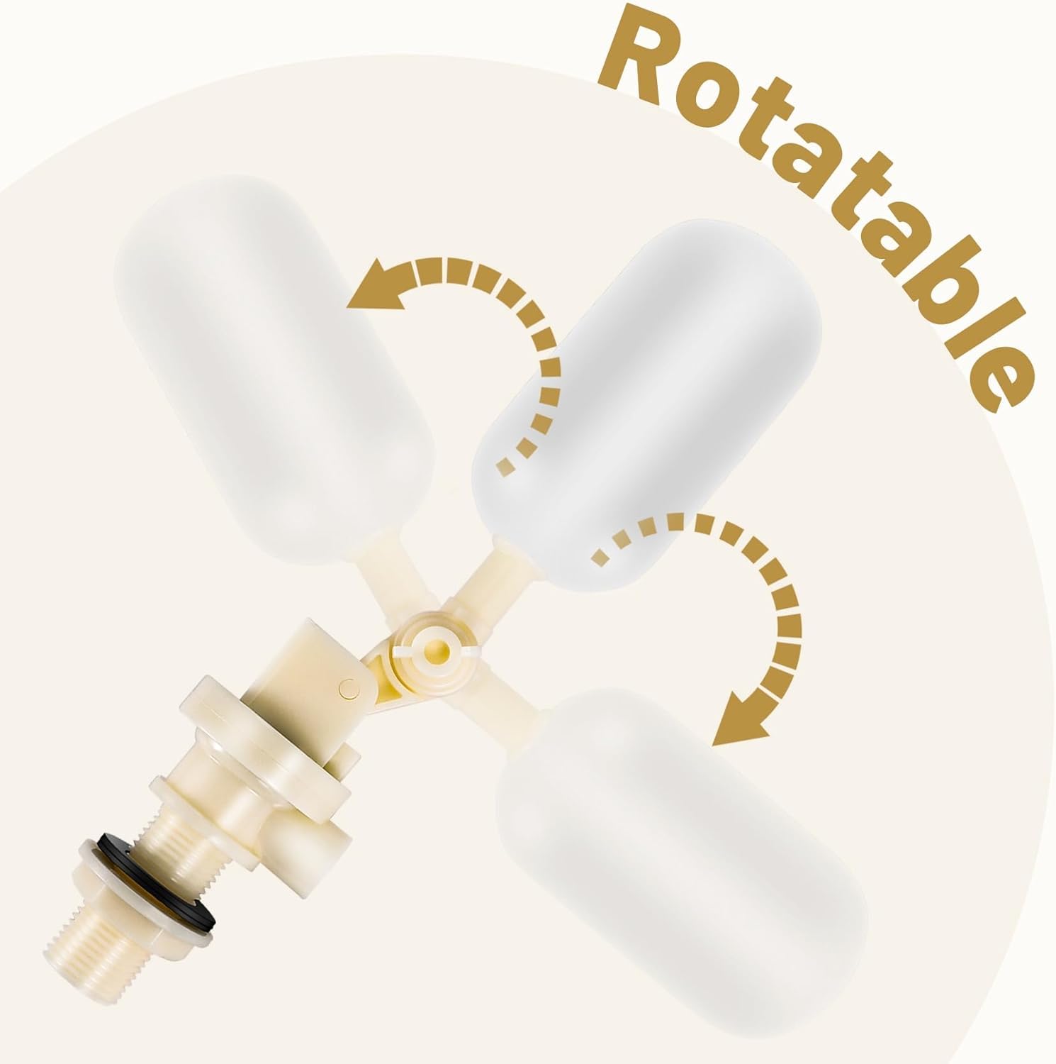 Confezione da 3 valvole galleggianti per acqua automatica SchüSsel bovini capra pecora maiale cane acqua trogolo forniture fattoria