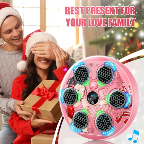 JUOIFIP Music Boxing Machine for Adults Women and Teens, Men Boxing Machine Wall Mounted Music, Boxing Trainer Equipment with Gloves, Boxing Music Workout Machine for Home,Office,Gym by JUOIFIP - Image 7