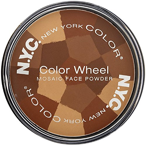 New York Color Color Wheel Mosaic Face Powder, All Over Bronze Glow 0.32 oz (Pack of 2)