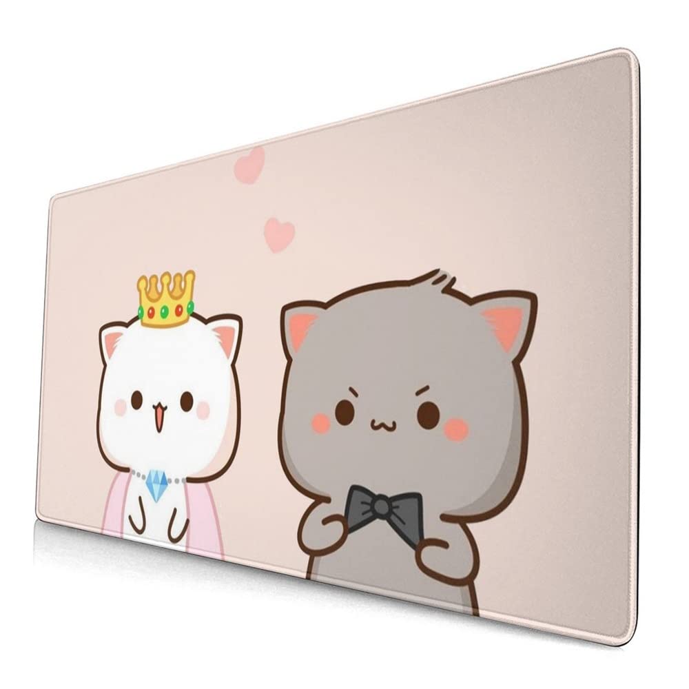 Tappettino del mouse Gaming Mousepad Desk Tappetino for computer Gaming Mousepad Gomma naturale antiscivolo con tappetino for il mouse delle donne di bloccaggio Tappetino per mouse da gioco (Color :