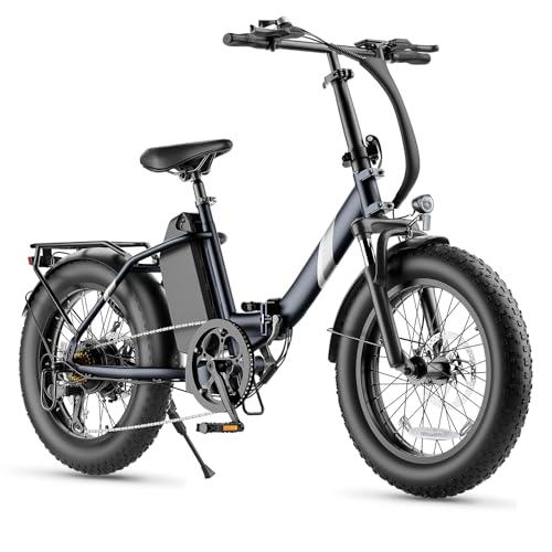 Touroll Bicicletta Elettrica, S3 Pro/S3/S2 Bici Elettrica pieghevole, 20"×4.0"/3.0" fat