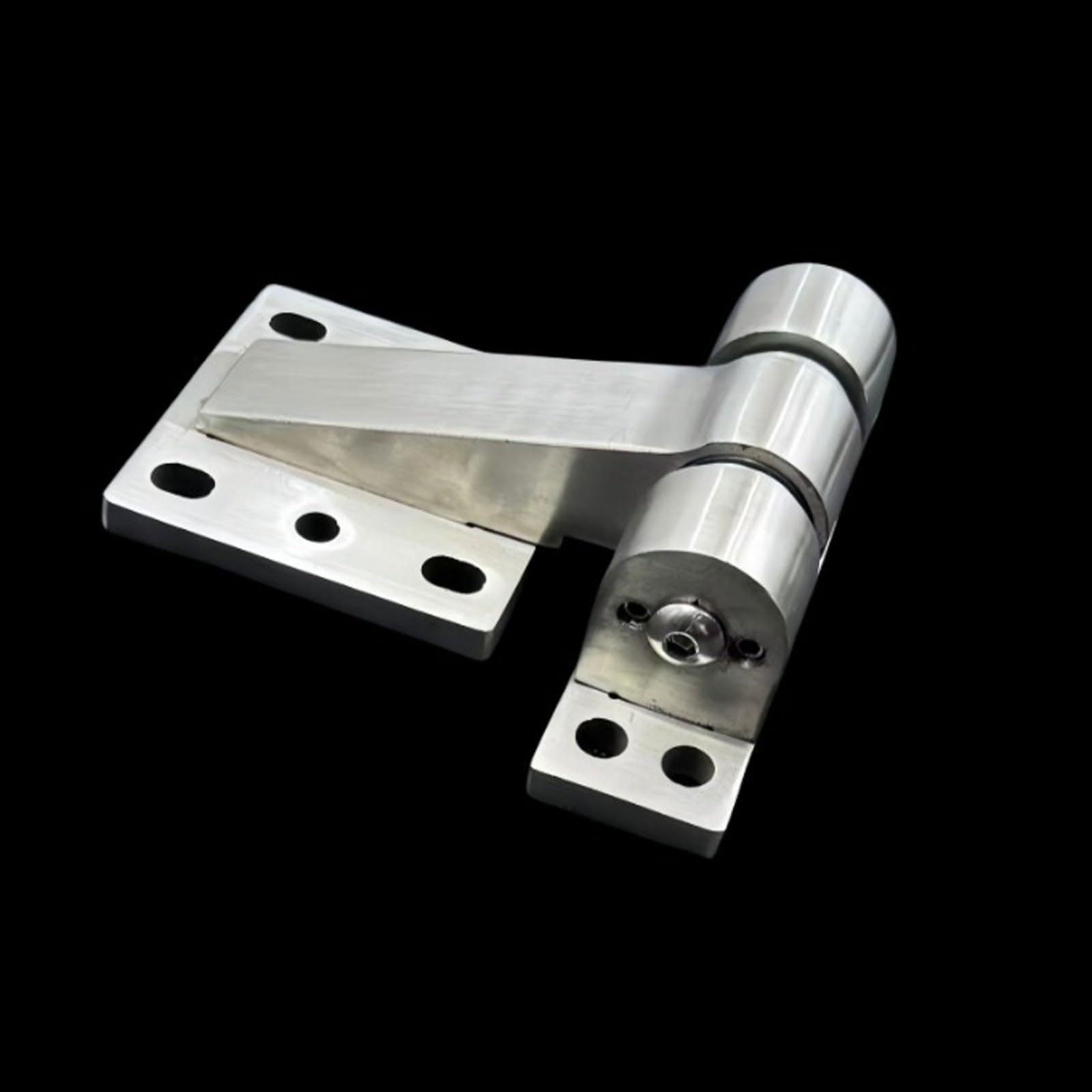 Bisagra de acero inoxidable 304 resistente engrosada, bisagra rodamiento plegable 180° for gabinete distribución industrial puerta grande