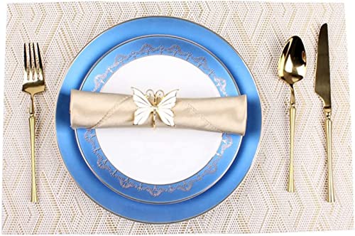 Ensemble de vaisselle bleu foncé de style occidental avec ses sets de table assortis - 2