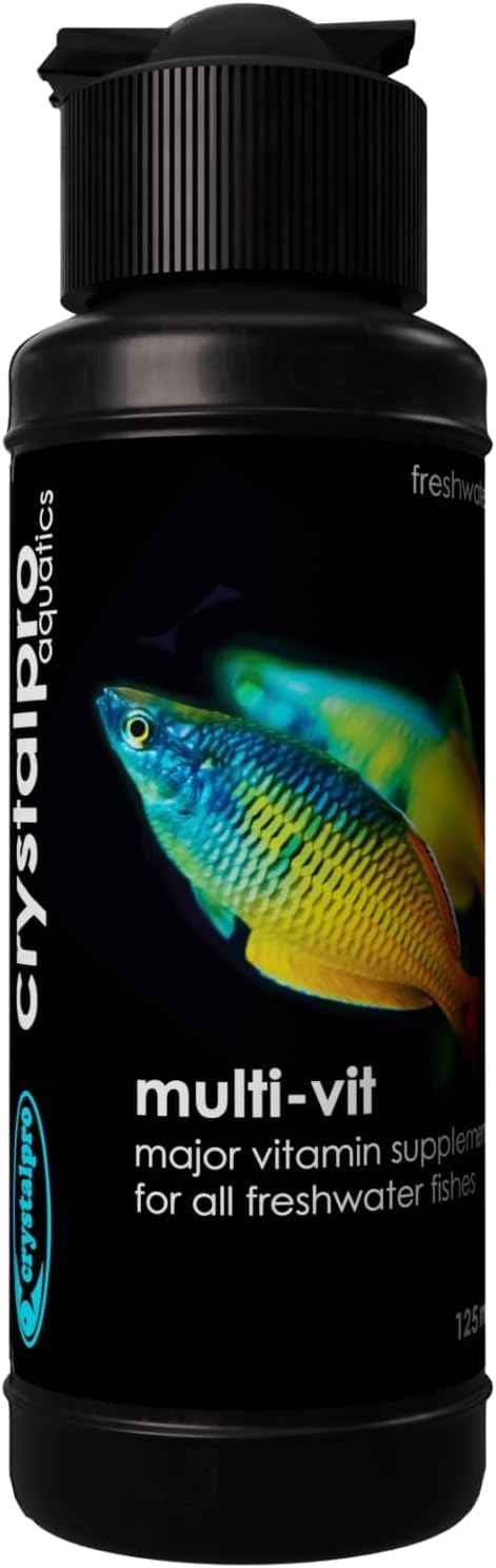 Multi VIT 4.22 Oz – Balanced MultiVitamin Supplement for Freshwater Fish – Healthy Water Conditions for Freshwater Aquariums (125 ml)