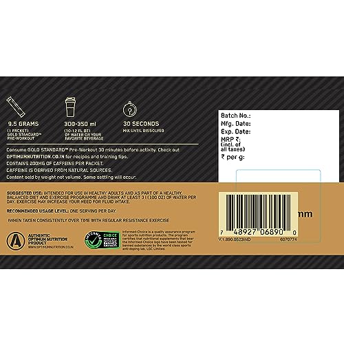 Optimum Nutrition Gold Standard Pre-Workout (15 stick packs) — Pre-Workout Supplements - image 10