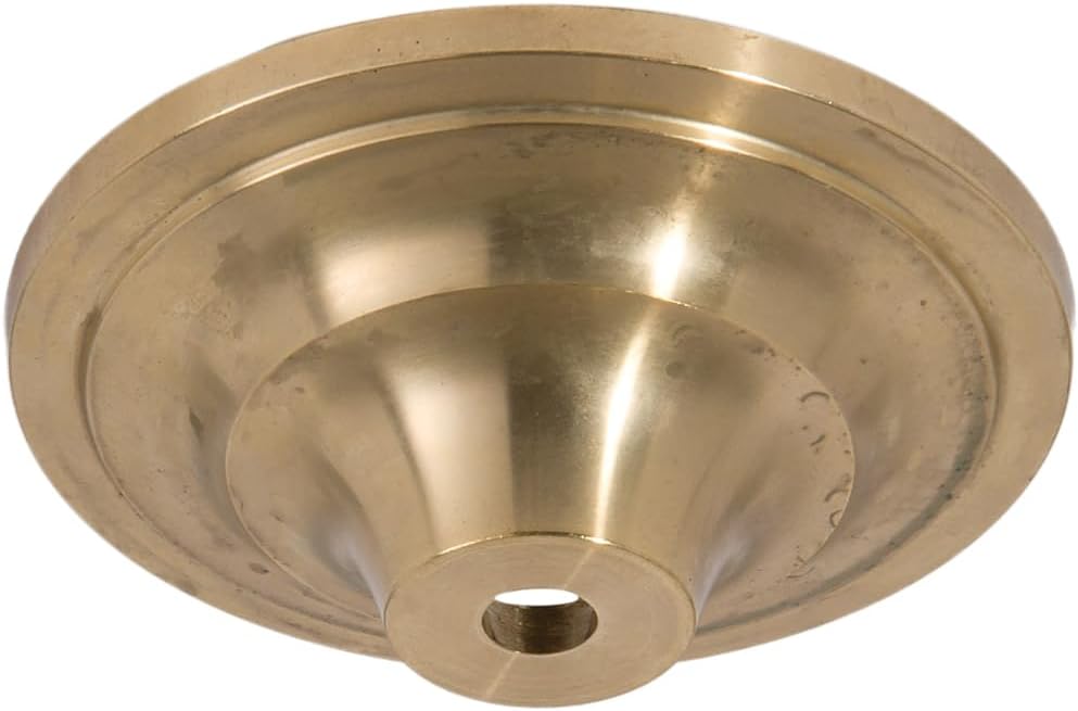 B&P Lamp® 4" Diameter Die Cast Brass Cap, 1 5/16" Height