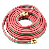 Twin Dual Line Oxy Acetylene Welding Torch Hose 25FT 1/4