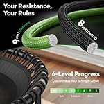 BCAN 40" Soft Land Pro Fitness Rebounder Trampoline, 500 lb Capacity, Adjustable Tension Bungees, One-Piece Frame (16 Gauge), Quiet Indoor Cardio w/Handle, Phone Holder & 2 Pairs Socks | FED Fitness - Image 2