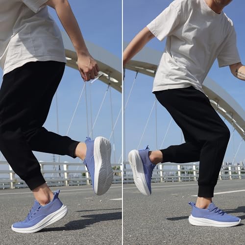 Image of VAMJAM Men's Running Shoes Slip On Walking Shoes Non Slip Lightweight Workout Breathable Gym Sneakers Fashion Mesh Sneakers