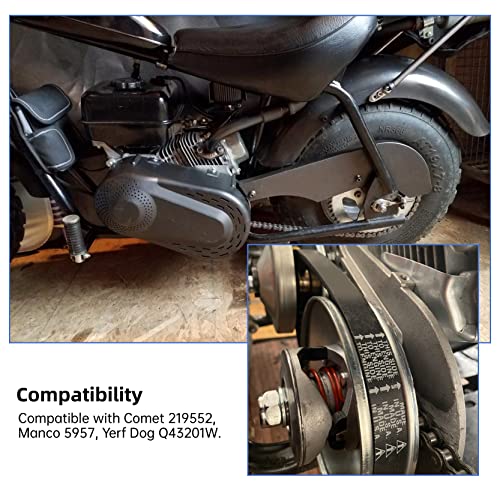 GESEXI 30 Series 3/4" Bore GO Kart CVT Torque Converter Clutch Kit 3/4" Bore Driver Asymmetric Clutch + 5/8'' Bore 6" Driven Clutch + 203589 Drive Belt by GESEXI - Image 7