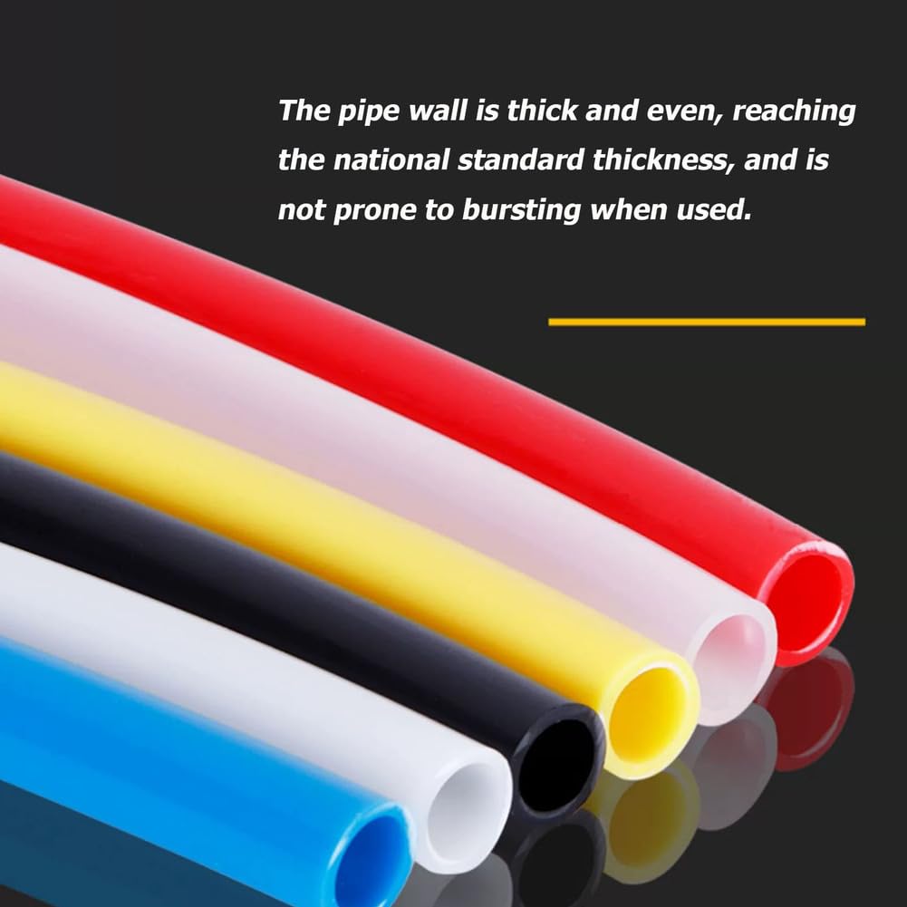 Manguera Nylon PA12 Negra Alta Presión Línea Aceite Combustible para Compresor Aire Motor Automóvil,16 * 13/10m