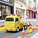 GIANANO Little Bus Friends Vehicle Extra Large Tow Truck Display Model – Educational Vehicle Figure for Safety Education