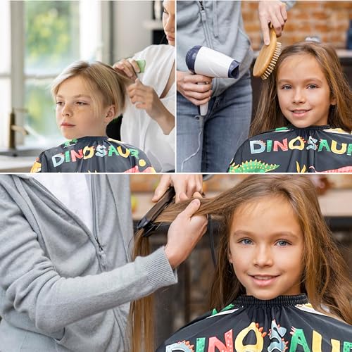 FZSECRIU friseurumhang，friseurumhang kinder，haarschneideumhang，umhang haare schneiden，frisierumhang，friseurumhänge