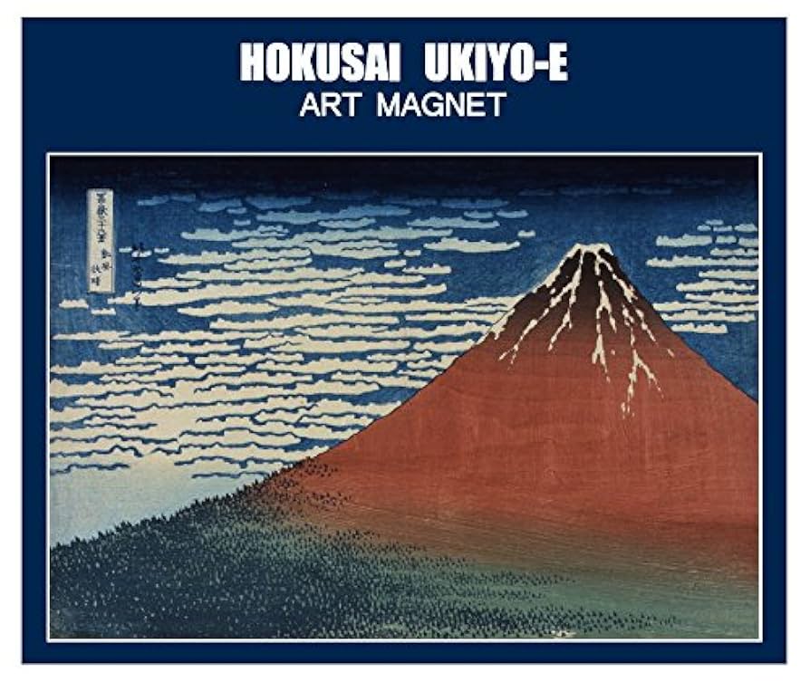 富士火山（単行本） Amazon.co.jp: 東京みやこ工房 葛飾北斎 浮世絵マグネット 冨嶽