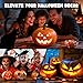 Upgraded Pumpkin Carving Kit for Adults & Kids with Professional Detail Sculpting Tools, Heavy Duty Stainless Steel Knife Set with Carrying Case for Halloween Decoration
