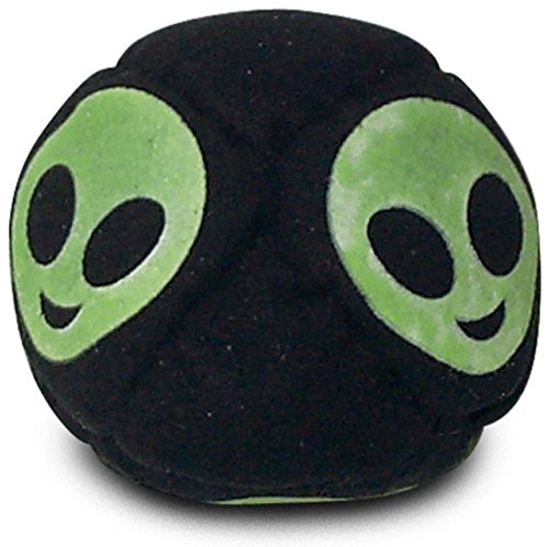 World Footbag Alien Glow-In-The-Dark Hacky Sack Footbag, Black #TOP14