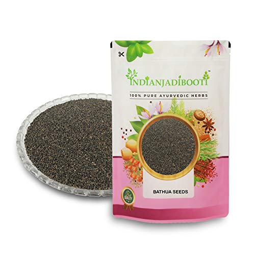 Image of IndianJadiBooti Pure Bathua Seeds (Chenopodium Album) | Raw Ancient Super-Seed for Digestive Comfort, Plant-Based Nutrition & Renal Wellness, 400 Grams