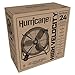 Hurricane Pro 24” Heavy Duty Drum Fan – Powerful 7195 CFM Airflow, Adjustable Tilt, All-Metal Construction for Home, Garage, Greenhouse, and Workshops
