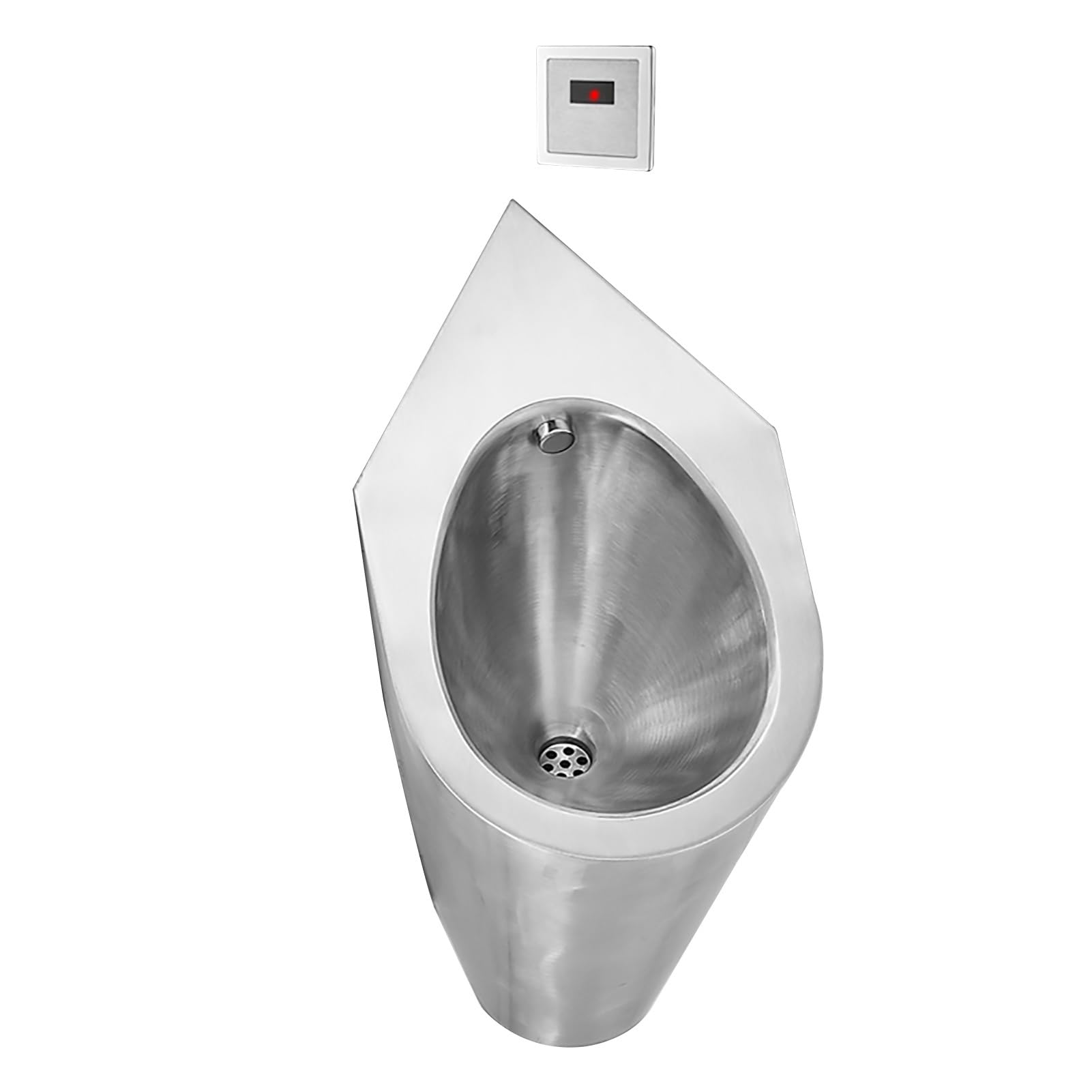 Urinarios de Esquina para Baño de Hombres, Urinarios de acero inoxidable 304, con Sensor de Descarga Inteligente, para Bares, Hoteles, Baños Públicos