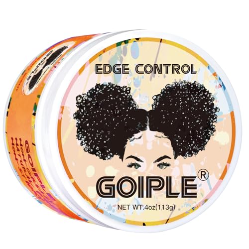 Edge Control Para Mujeres Negras Fijación Fuerte, No Grasa Gomina Sin Descamación, Cera Fijadora De Bordes Sin Residuos Blancos, Brillo, Gel Pelo Para Mujeres Gel Fijador Rizos (Aroma Cítrico)
