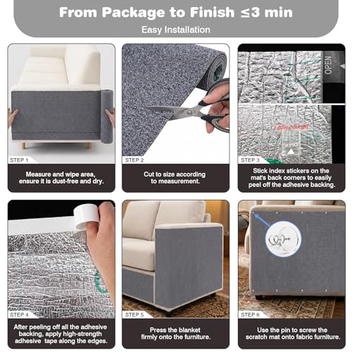 Cat Scratch Furniture Protector High Self-Adhesive - image 5