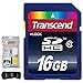 Transcend 16GB High Speed Memory Card KIT for Nikon Coolpix P610, P600, P530, P520, 1 S2, 1 J4, 1 V3, P340, P310, P510, 1 AW1, 1 J3, 1 J2, 1 J1, 1 S1, 1 V2, L840, L830, L820, L810, L330, L320, L310, L610, L620, P7700, P7800 Digital Cameras