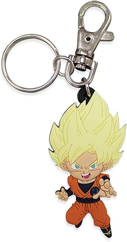 Great Eastern Entertainment GE-85438 Dragon Ball Super DBS01 SD SSGOKU01 Llavero de PVC