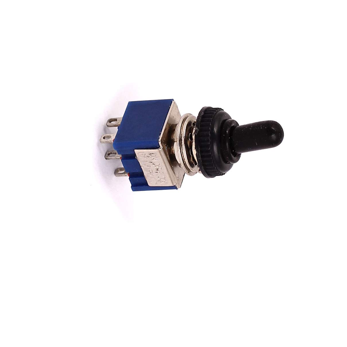 Interruttori CA 250 V 3 A 120 V 6 A ON/OFF/ON DPDT 6 pin Interruttore a levetta con cappuccio impermeabile a levetta VEzSgFdY