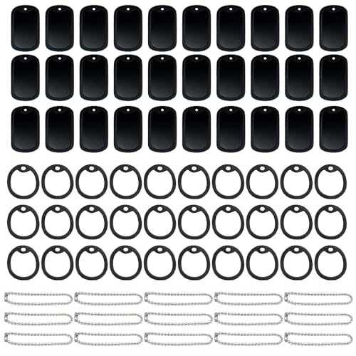 Amazon.co.jp: Famimueno ネームタグ アルミ チェーン DIY 刻印 迷子