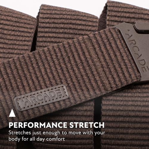 Image of Arcade Experience Unisex Belt, Heavy Duty Elastic Webbing, Non-Metal Travel Friendly Buckle