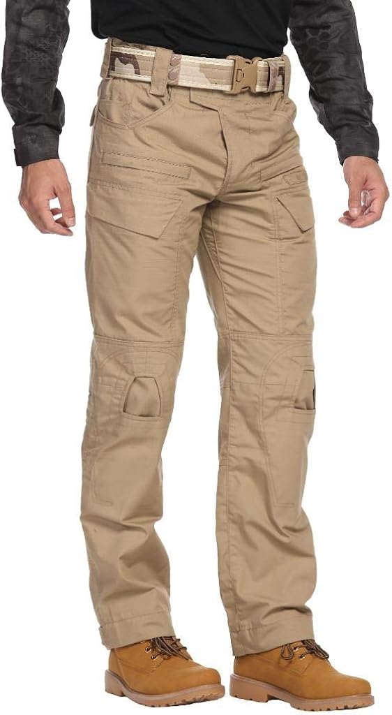 AKARMY Men's Military Tactical Pants Casual Camouflage Multi-Pocket BDU Cargo Pants Trousers: Clothing