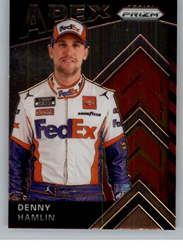 2020 Panini Prizm Apex #4 Denny Hamlin FedEx Express Joe Gibbs Racing Toyota NASCAR Racing Trading Card
