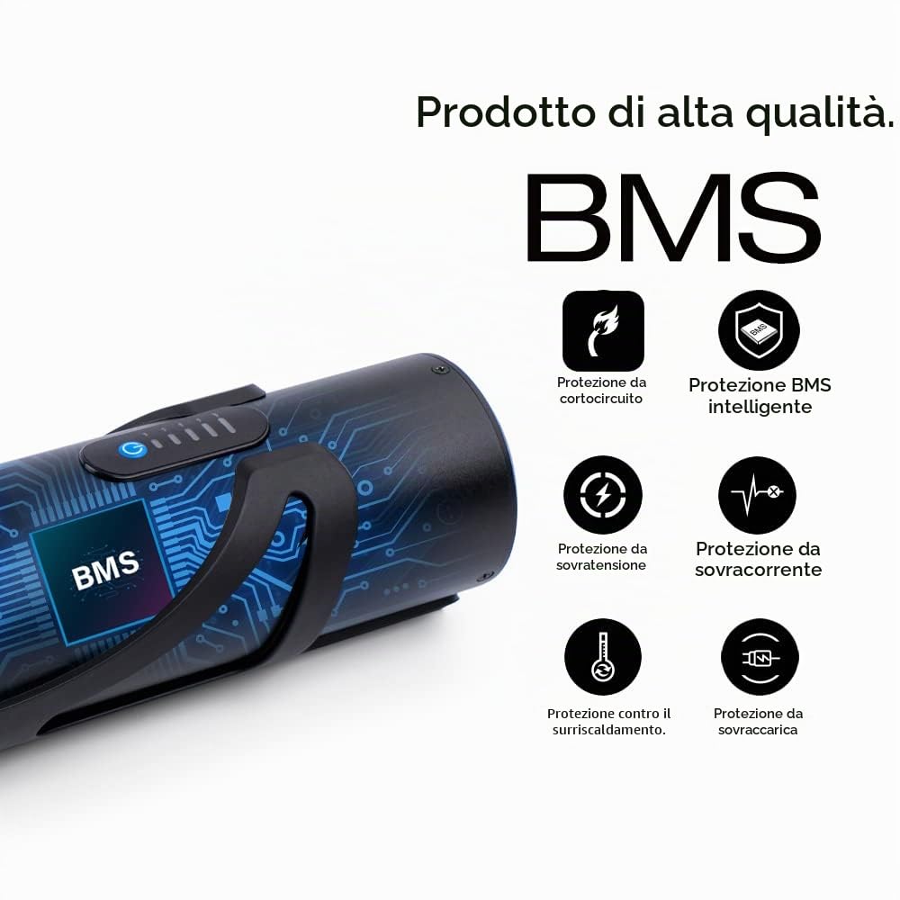 Batterie da bicicletta - Mini batteria della bottiglia per 36Volt 250W Ebike - Batteria agli ioni di litio per e l'altro kit della ruota di conversione Ebike-for motor max 250w, max speed 25km/h