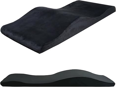 Lash Bed Foam Topper, Massage Table High-Density Foam Mattress Topper, Ergonomic Curved Lash Bed Cushion for Beauty Salon