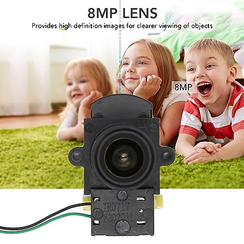 Obiektyw 6mm F1.0 8MP do Większości Kamer Bezpieczeństwa, Kolorowy, Ciepły, Jasny Uniwersalny Obiektyw Stałoogniskowy, Szeroki Kąt 104 Stopni