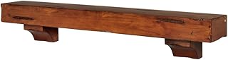 Pearl Mantels 412-60-50 Shenandoah Pine 60-Inch Fireplace Mantel Shelf, ...