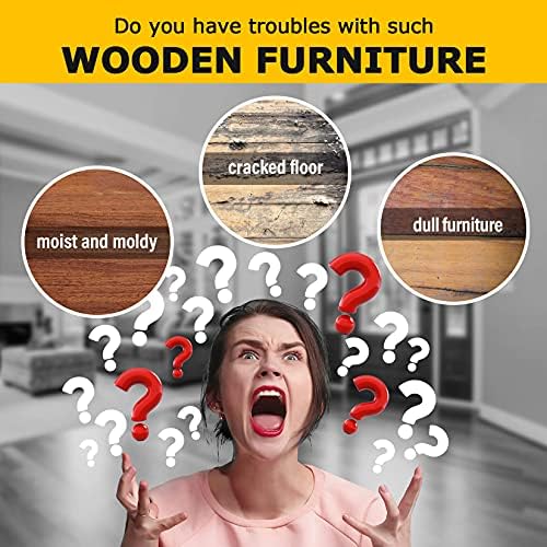 Beeswax Furniture Polish, Wood Seasoning Beeswax for Furniture CARGEN Wood Furniture Cleaner and Polish for Floor Tables Chairs Cabinets for Home Furniture to Protect and Care 1pcs Wood Wax and Sponge