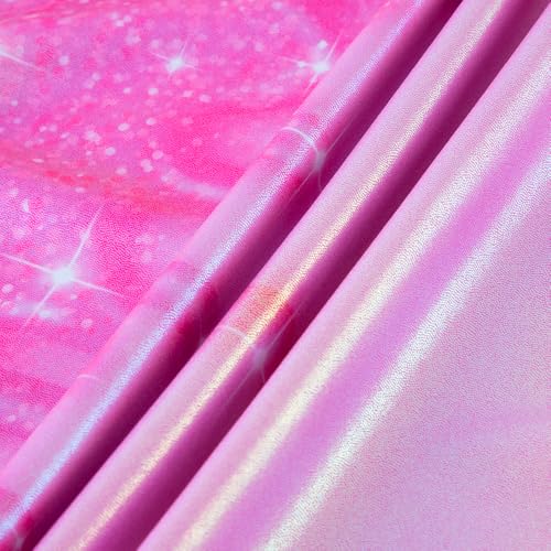 Leotards for Girls Gymnastics Toddler Dance Biketards Mermaid Unicorn Athletic Dance Wear Shiny Rainbow Blue Hotpink